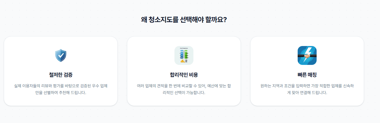 집 구석구석을 효율적으로 청소하는 방법을 단계별로 안내하는 청소지도 썸네일 이미지