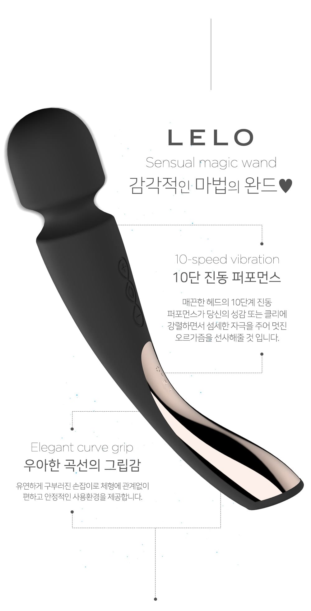 레로 스마트 완드2의 디자인과 주요 기능을 소개하는 썸네일 이미지 (2)