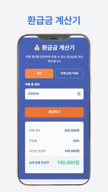 반값여행 신청가이드의 주요 내용과 신청 방법을 안내하는 썸네일 이미지